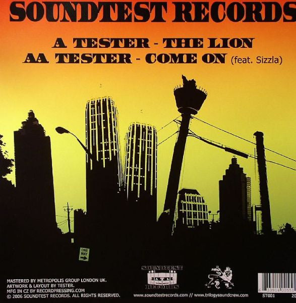 Tester : The Lion / Come On (12")