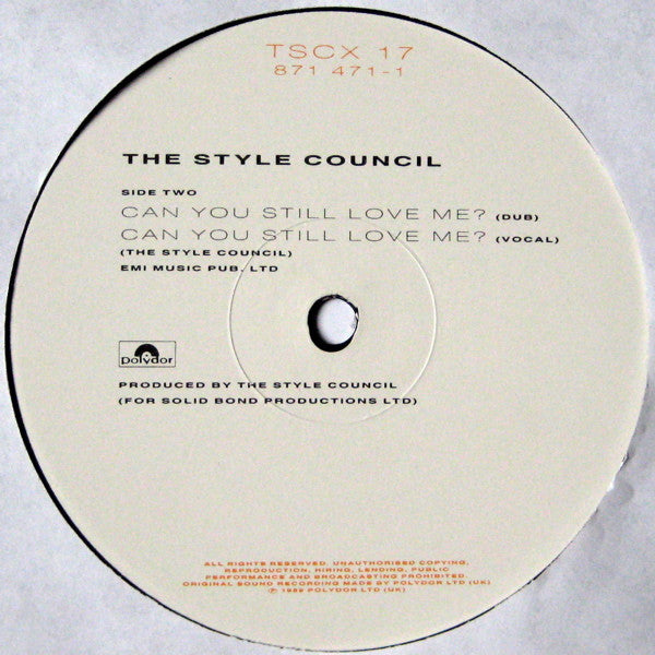 The Style Council : Promised Land (12", Single)