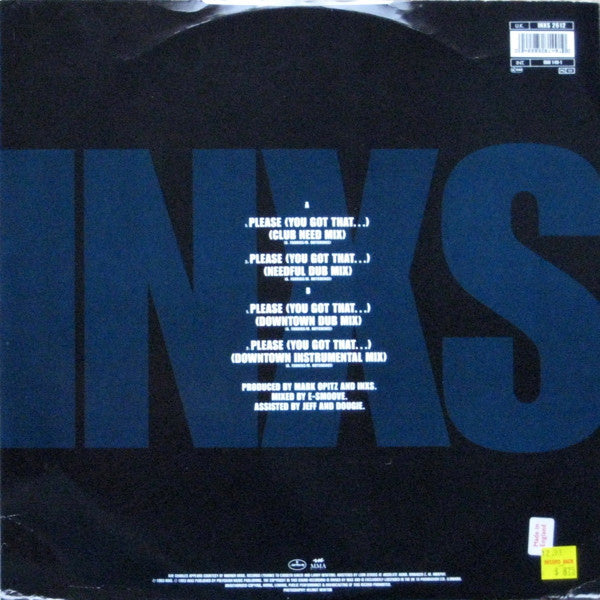INXS : Please (You Got That...) (12", Single)