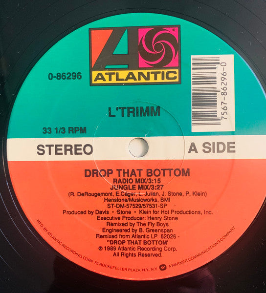 L'Trimm : Drop That Bottom (12", Single)