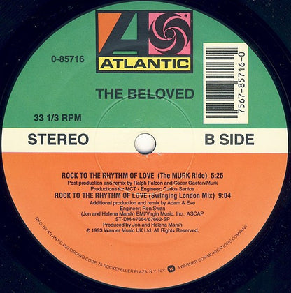 The Beloved : Rock To The Rhythm Of Love (12")