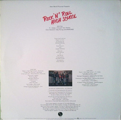 Various : Rock 'N' Roll High School (Music From The Original Motion Picture Soundtrack) (LP, Comp, Jac)