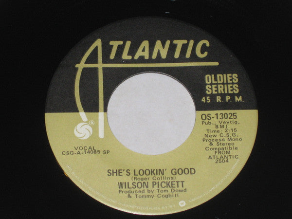 Wilson Pickett : She's Lookin' Good / I Found A Love-Part I (7", Single, RP, SRC)