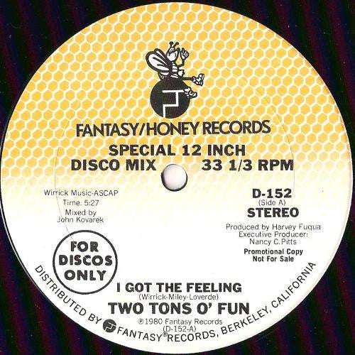 Two Tons O' Fun : I Got The Feeling (12", Single, Promo)