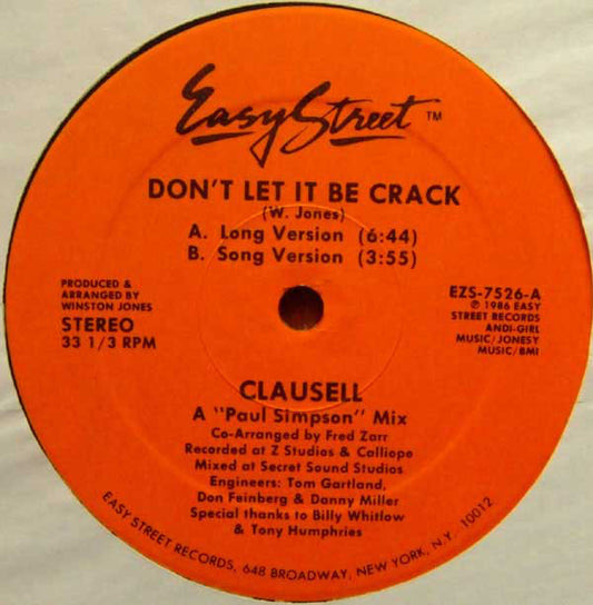 Clausell : Don't Let It Be Crack (12")