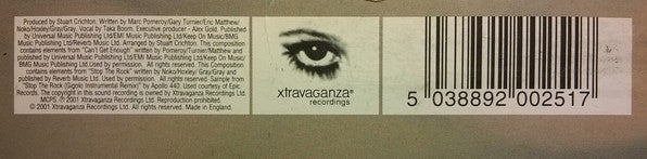 Eye To Eye Featuring Taka Boom : Just Can't Get Enough (No No No No) (12")