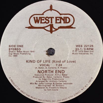 North End : Kind Of Life (Kind Of Love) (12", Single)