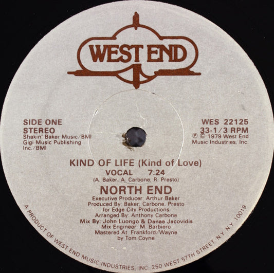 North End : Kind Of Life (Kind Of Love) (12", Single)