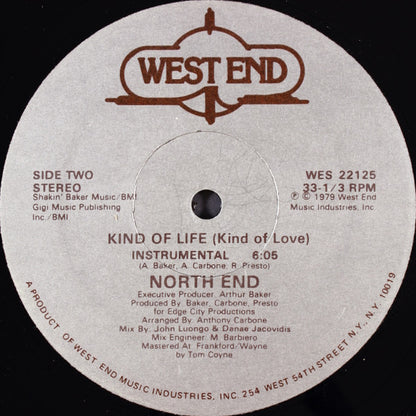 North End : Kind Of Life (Kind Of Love) (12", Single)