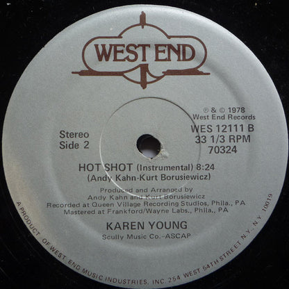 Karen Young : Hot Shot (12", Single)