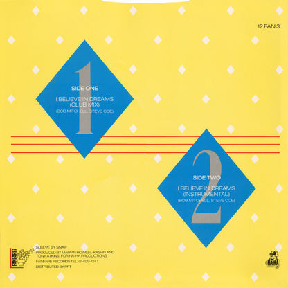 Jackie Rawe : I Believe In Dreams (12")