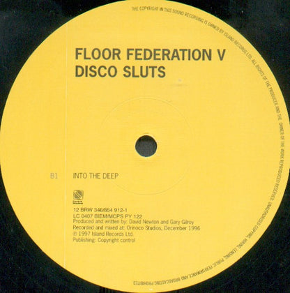 Floor Federation V Disco Sluts : Into The Fire / Into The Deep (12")
