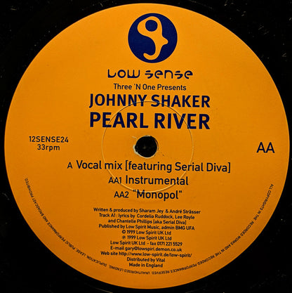Three 'N One Presents Johnny Shaker : Pearl River (12")