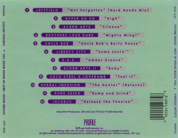Various : Future House - Best Of House Music Volume 4 (CD, Comp)