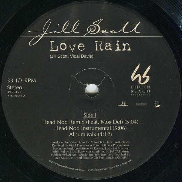 Jill Scott : Love Rain (12")