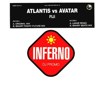 Atlantis Vs. Avatar (5) : Fiji (2x12", Promo)