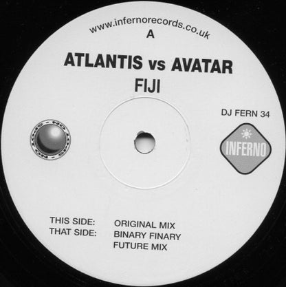 Atlantis Vs. Avatar (5) : Fiji (2x12", Promo)