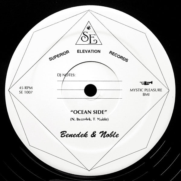 Benedek & Tom Noble (3) : Ocean Side / Airwayz (Garage Mix) (12")