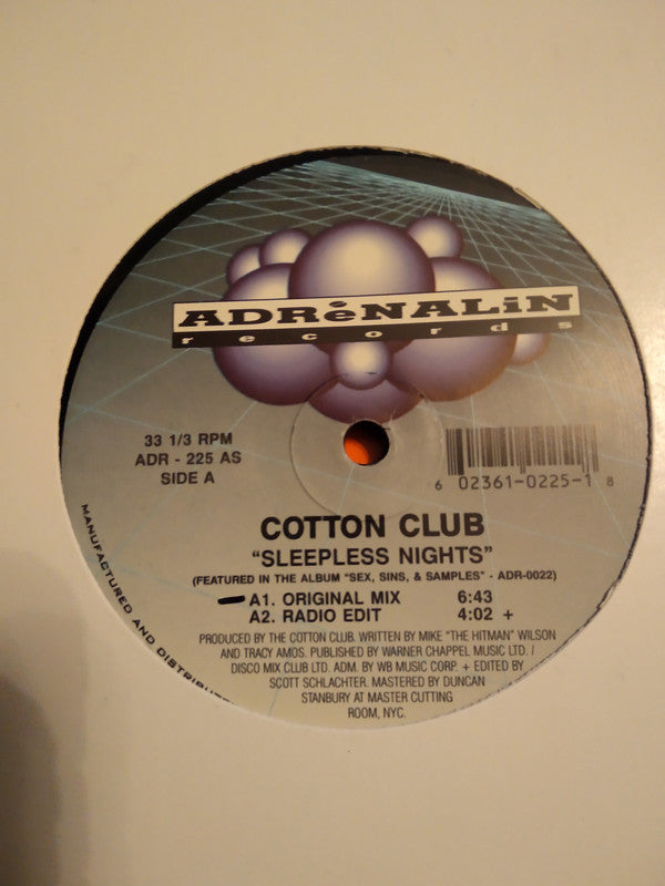 Cotton Club : Sleepless Nights (12")