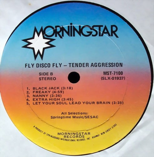 Tender Aggression : Fly Disco Fly (LP, Album)