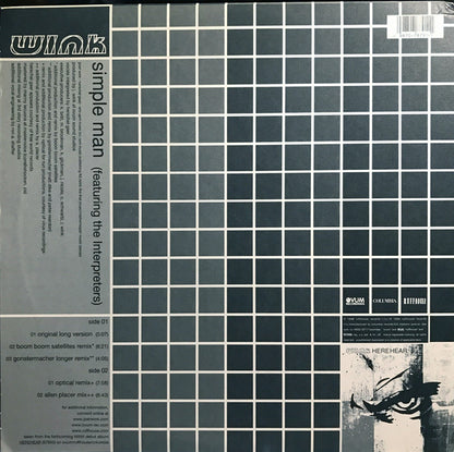 Wink* Featuring The Interpreters : Simple Man (12")