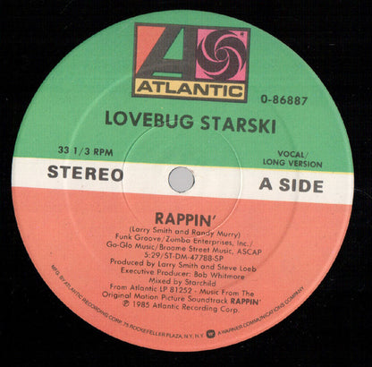 Lovebug Starski : Rappin' (12")