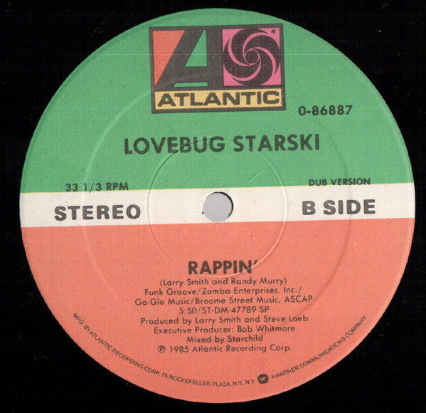 Lovebug Starski : Rappin' (12")