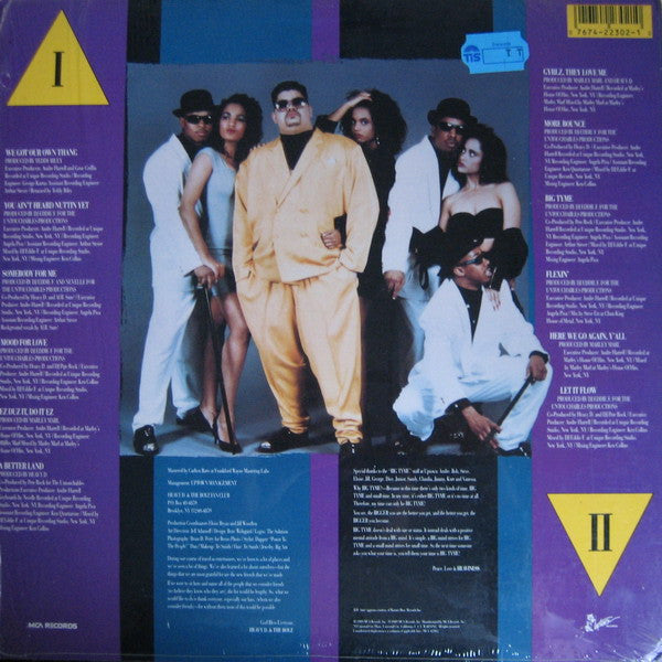 Heavy D. & The Boyz : Big Tyme (LP, Album, Pin)