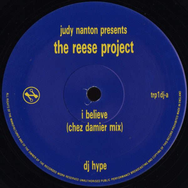 Judy Nanton Presents The Reese Project : I Believe / Direct Me (12", Promo)