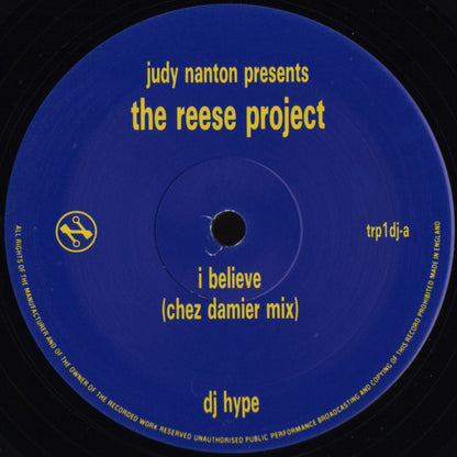 Judy Nanton Presents The Reese Project : I Believe / Direct Me (12", Promo)