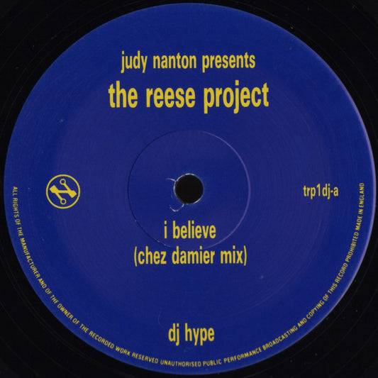 Judy Nanton Presents The Reese Project : I Believe / Direct Me (12", Promo)