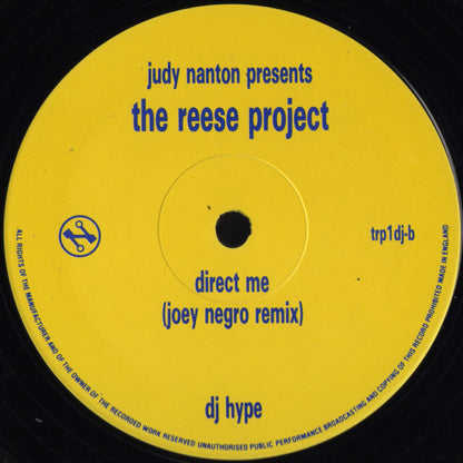 Judy Nanton Presents The Reese Project : I Believe / Direct Me (12", Promo)