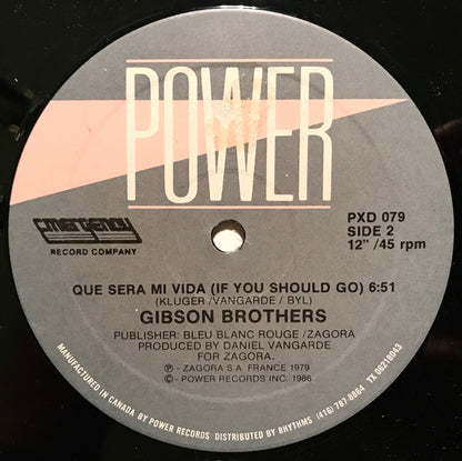 Gibson Brothers : Cuba / Que Sera Mi Vida (If You Should Go) (12", Single)