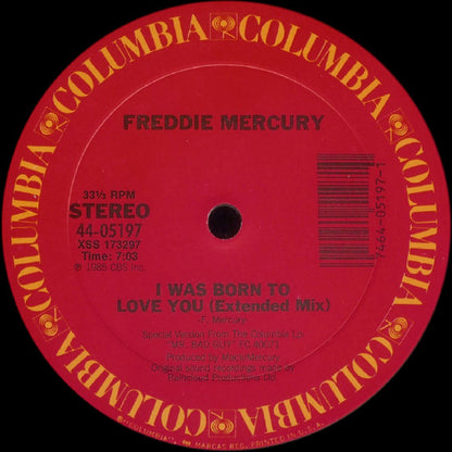 Freddie Mercury : I Was Born To Love You (12")