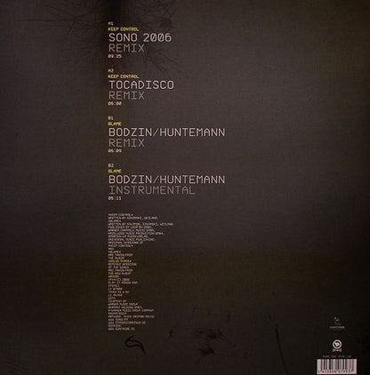 Sono : Keep Control / Blame RMXD (12")