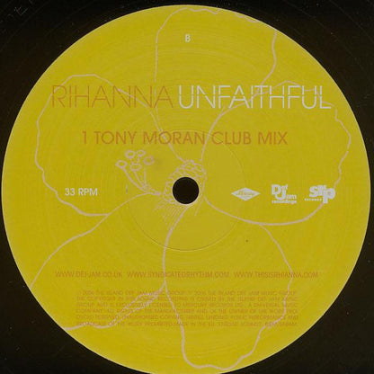 Rihanna : Unfaithful (12", Single)