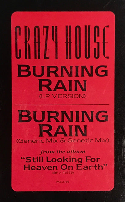 Crazy House : Burning Rain (12", Promo)