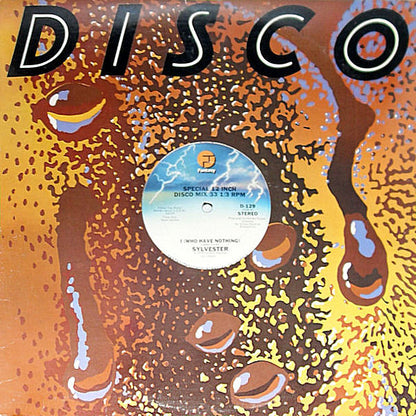 Sylvester : I (Who Have Nothing) (12", Single)