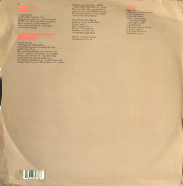 Pet Shop Boys : I Don't Know What You Want But I Can't Give It Any More (12", Maxi)