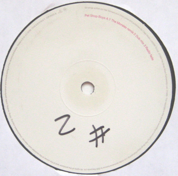 Pet Shop Boys : I Don't Know What You Want But I Can't Give It Any More (12", Maxi)