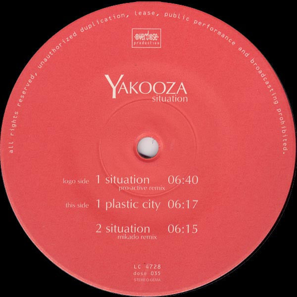 Yakooza : Situation (12")