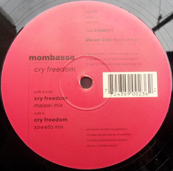 Mombassa : Cry Freedom (12", Yel)