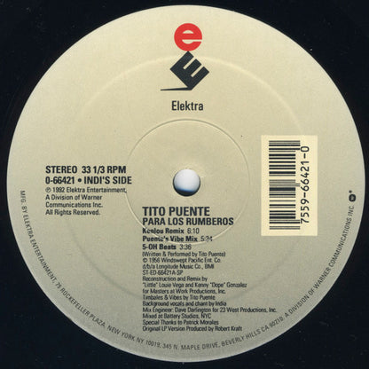 Tito Puente : Para Los Rumberos / Ran Kan Kan (12")