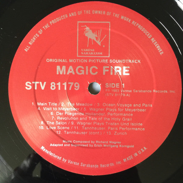 Erich Wolfgang Korngold : Magic Fire (LP)