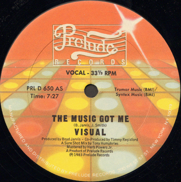 Visual : The Music Got Me (12")