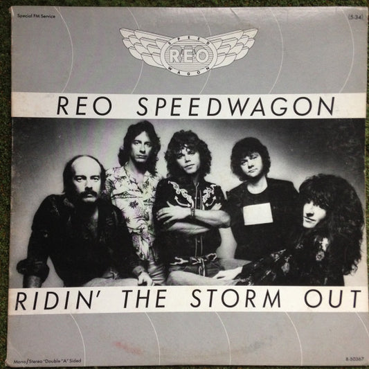REO Speedwagon : Ridin' The Storm Out (12", Single, Mono, Promo)