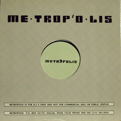Various : Metropolis 00.05 (12")