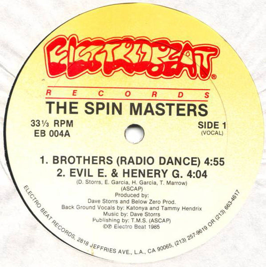 The Spin Masters : Brothers (12")