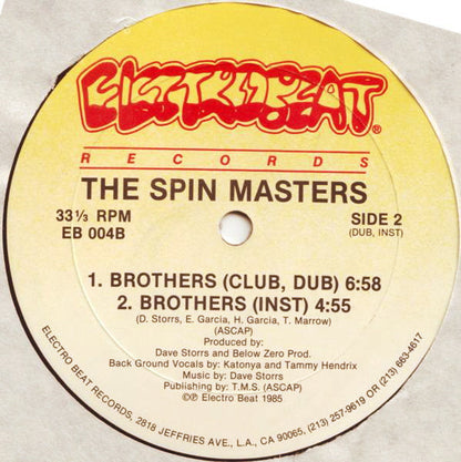 The Spin Masters : Brothers (12")