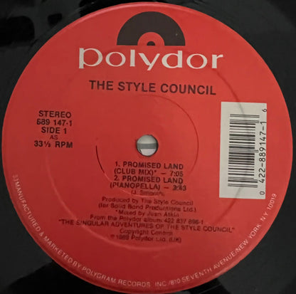 The Style Council : Promised Land (12", Single, 53 )